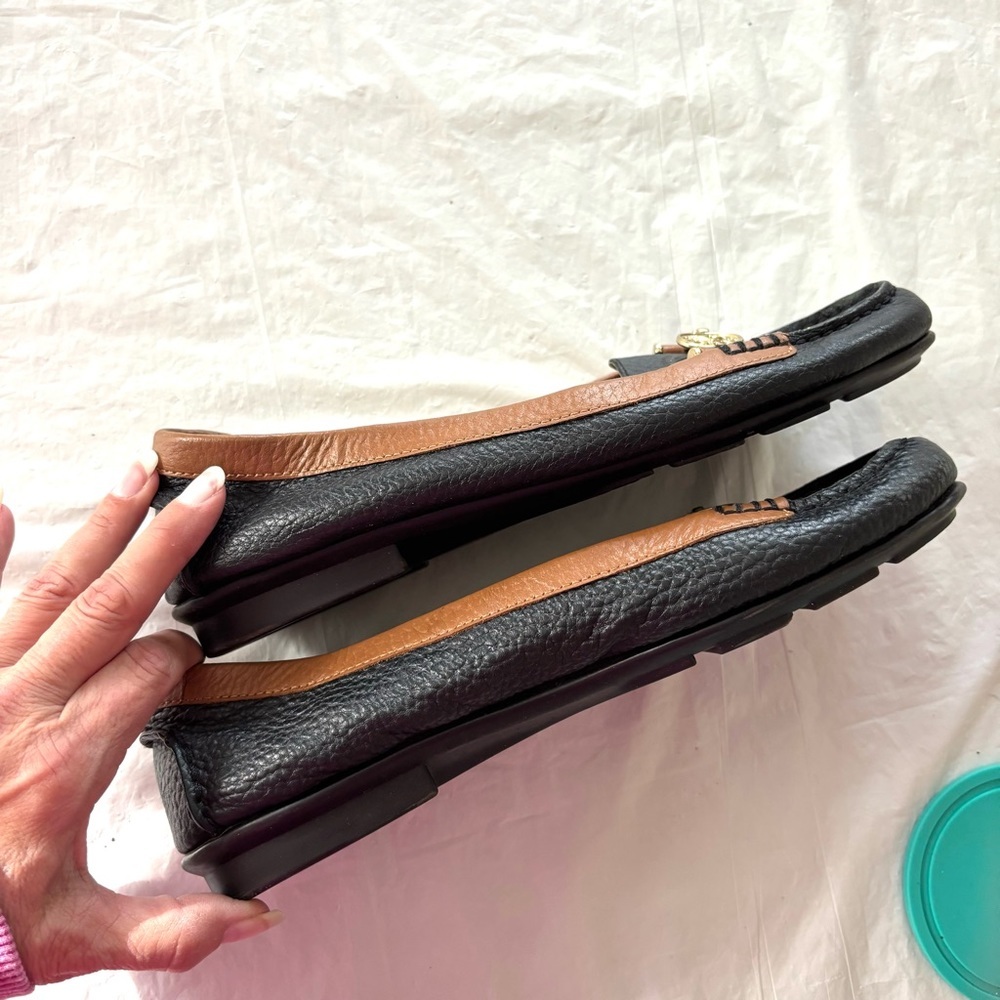 Aerosoles Nuwlywed black leather Loafers SZ 9.5 M Worn 2X Indoors - Picture 4 of 12